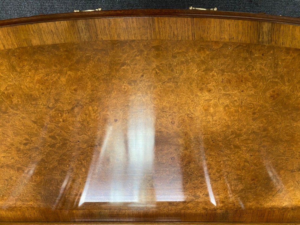 Burr Walnut Queen Anne Dressing Table View XII