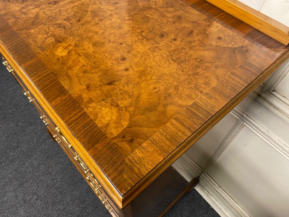Burr Walnut 5 Drawer Chest View VIII