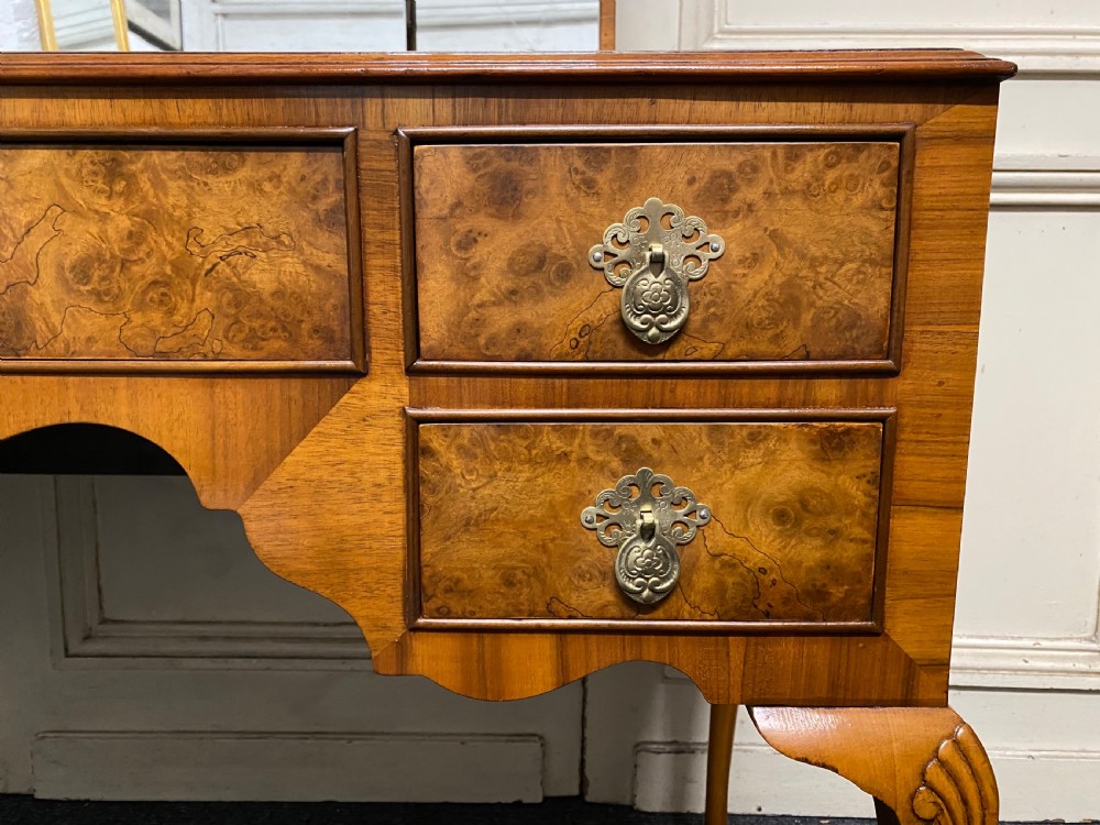 Queen Anne Burr Walnut Dressing Table View VI