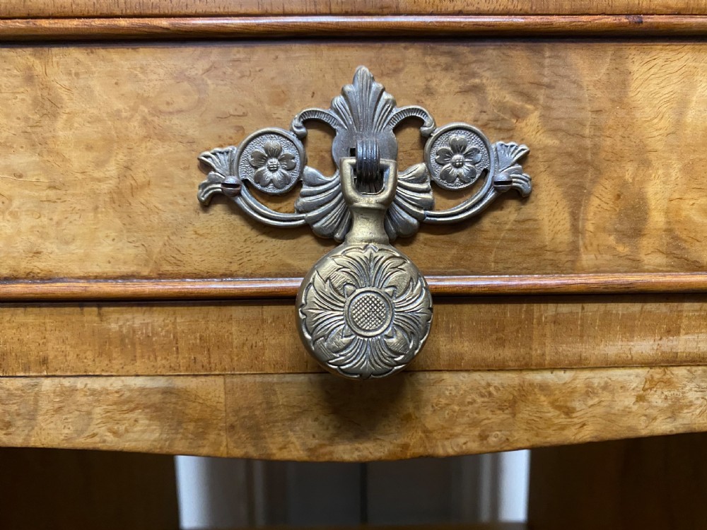 Pair Burr Walnut Bedside Cabinets View VI