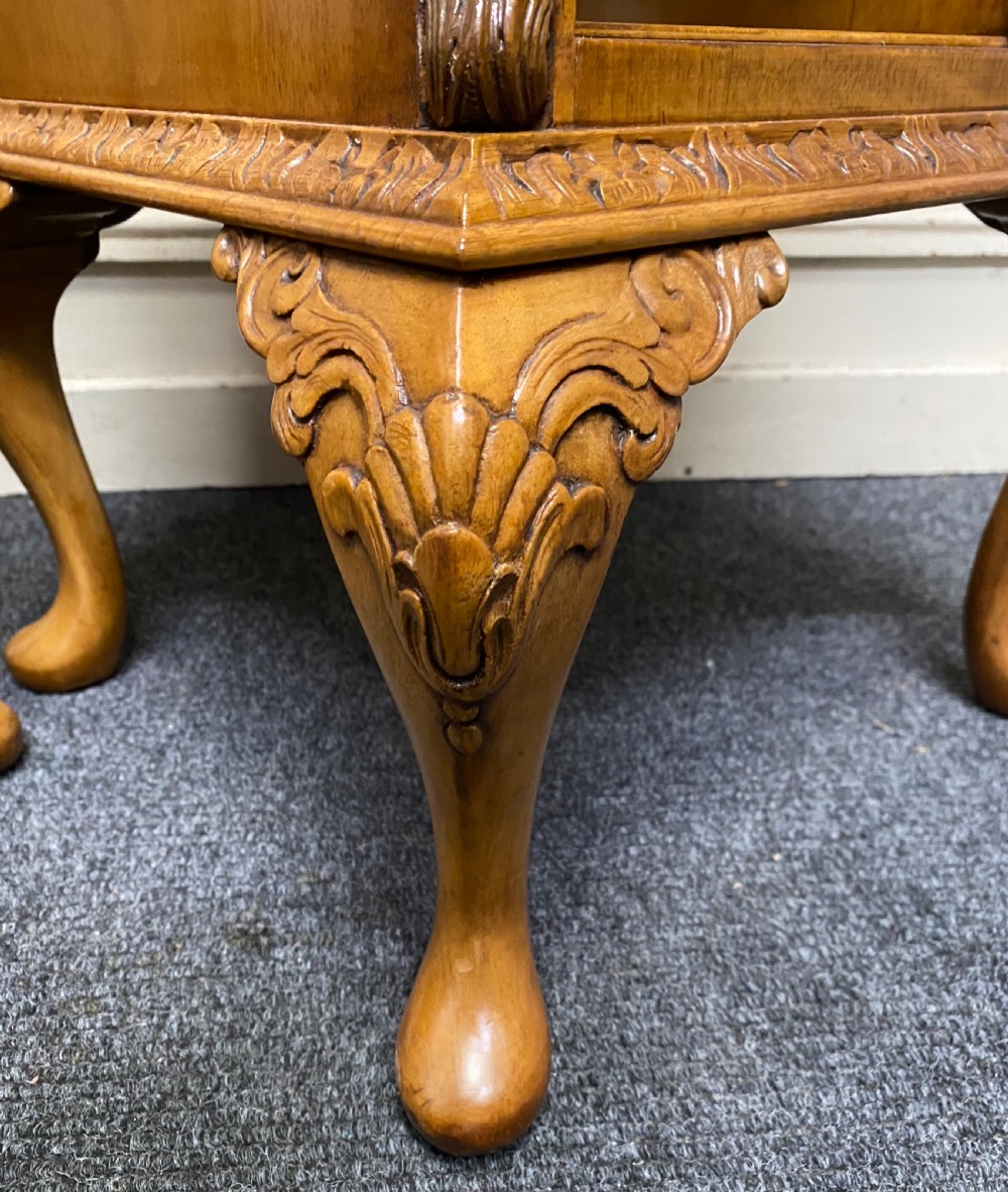 Pair Burr Walnut Bedside Cabinets View XII