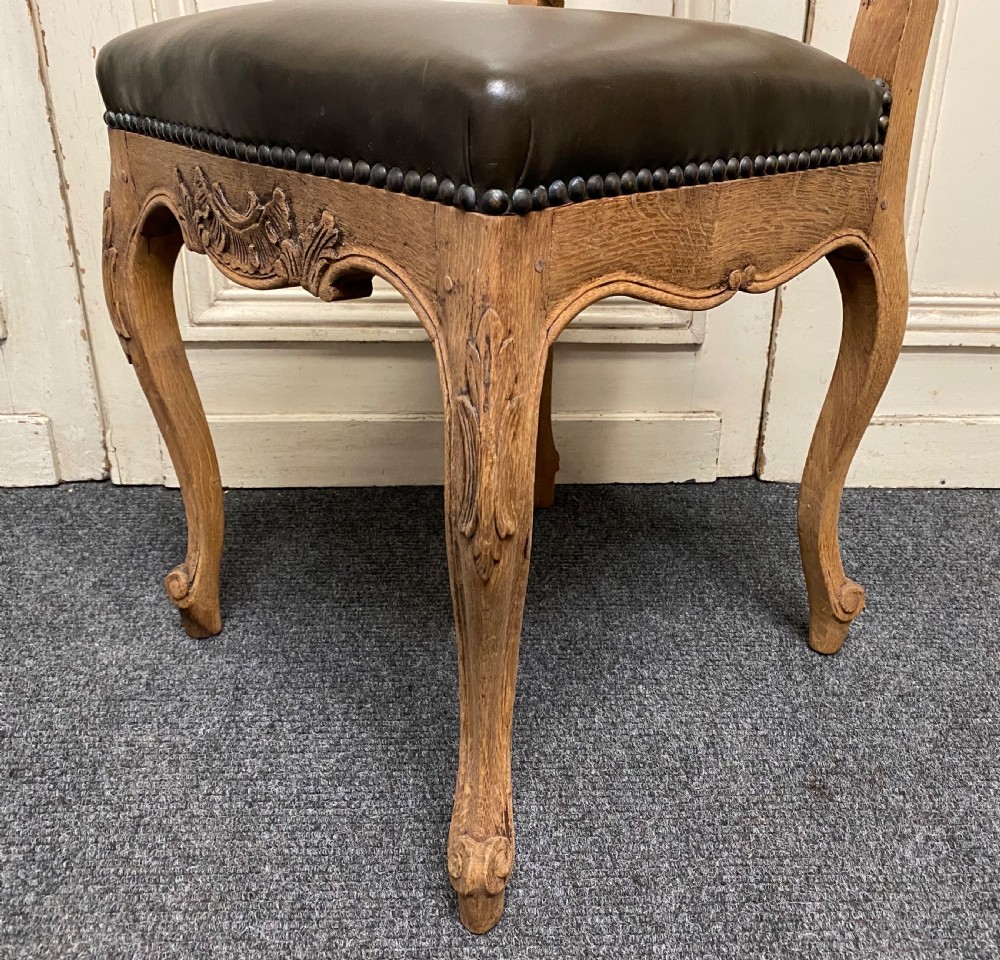 Set 6 French Oak Dining Chairs View XIII