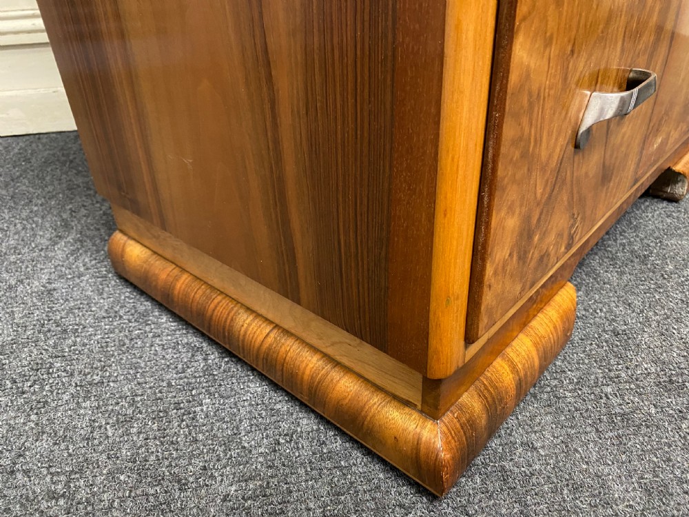 Art Deco Burr Walnut Chest of Drawers View X