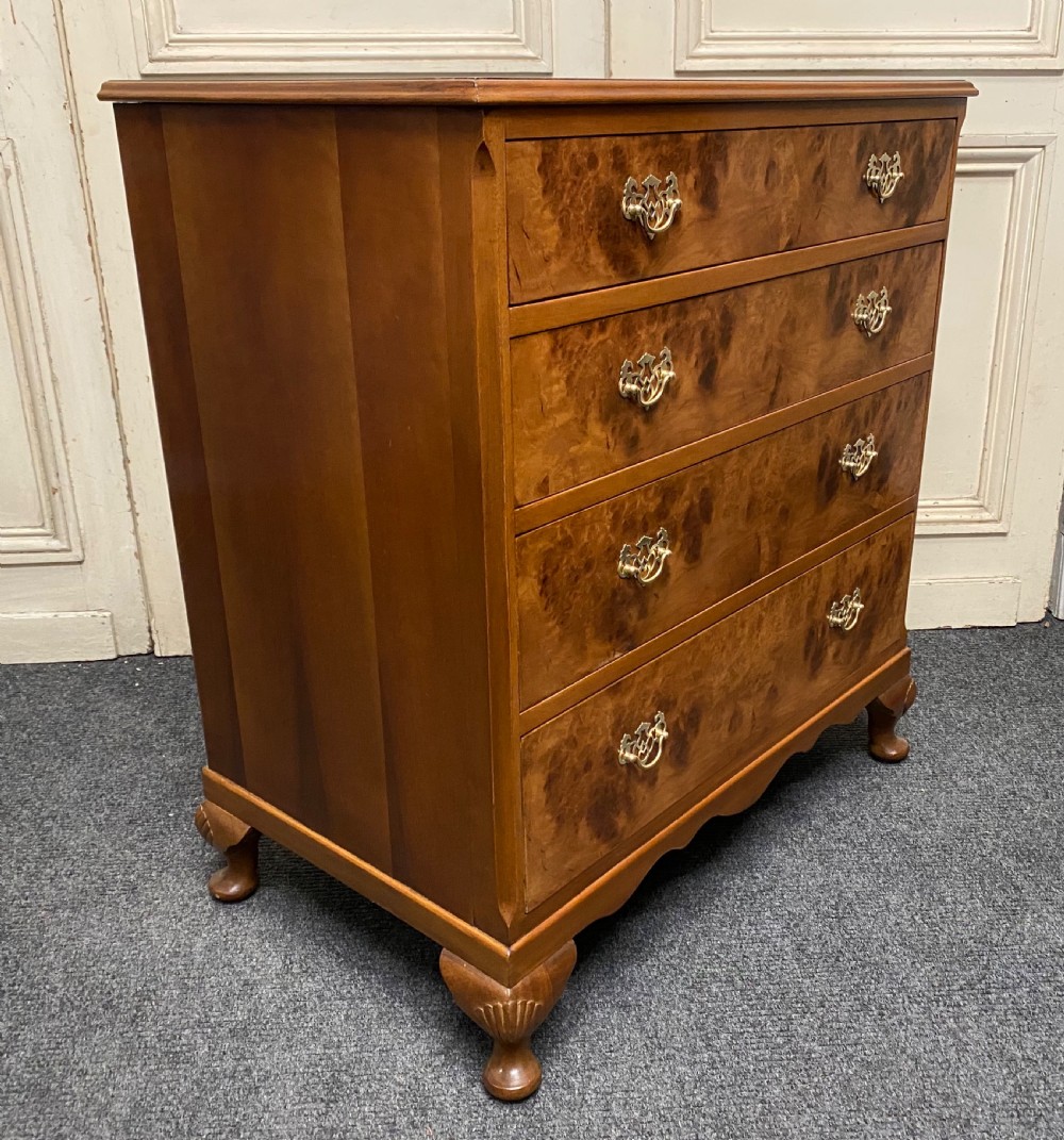 Pair Burr Walnut Chest of Drawers View VIII