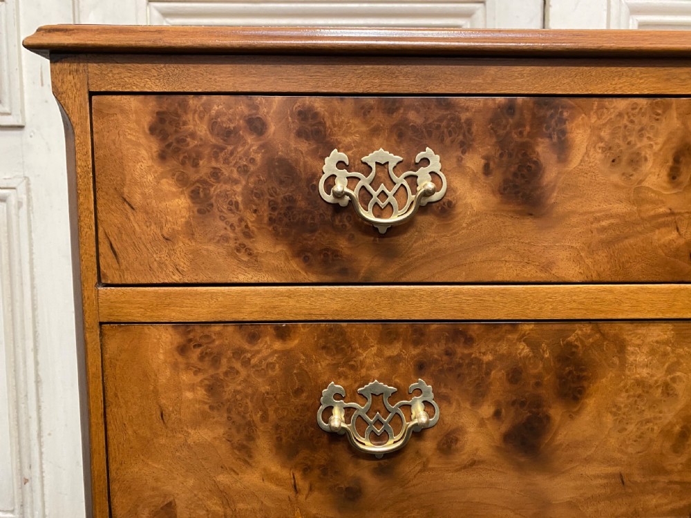 Pair Burr Walnut Chest of Drawers View X