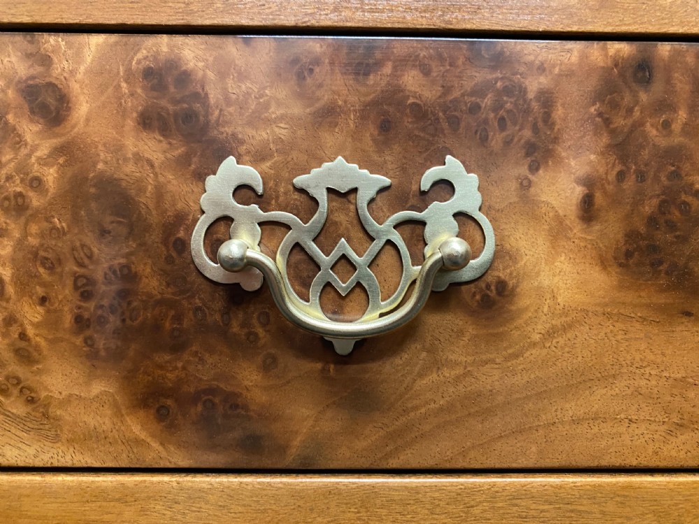 Pair Burr Walnut Chest of Drawers View XI
