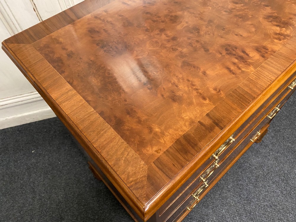 Pair Burr Walnut Chest of Drawers View XIII