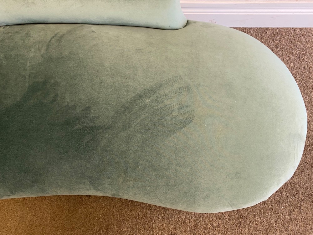 French Chaise Lounge Newly Upholstered  View XII