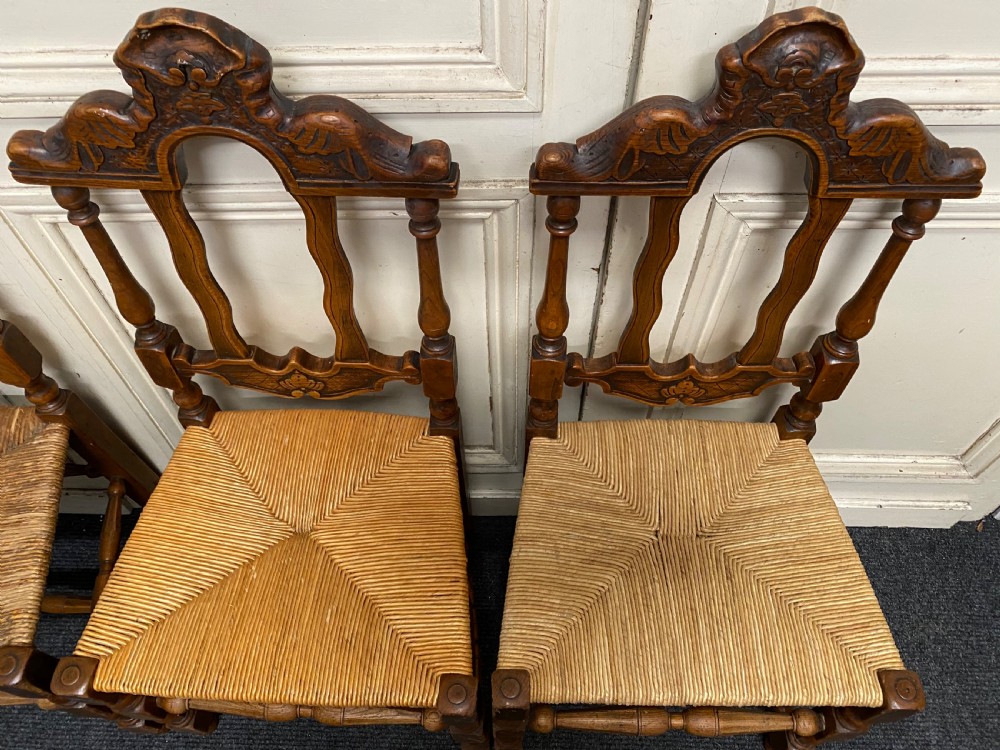 Set 8 French Farmhouse Dining Chairs View VI