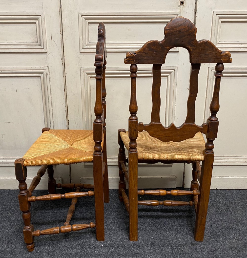 Set 8 French Farmhouse Dining Chairs View XII