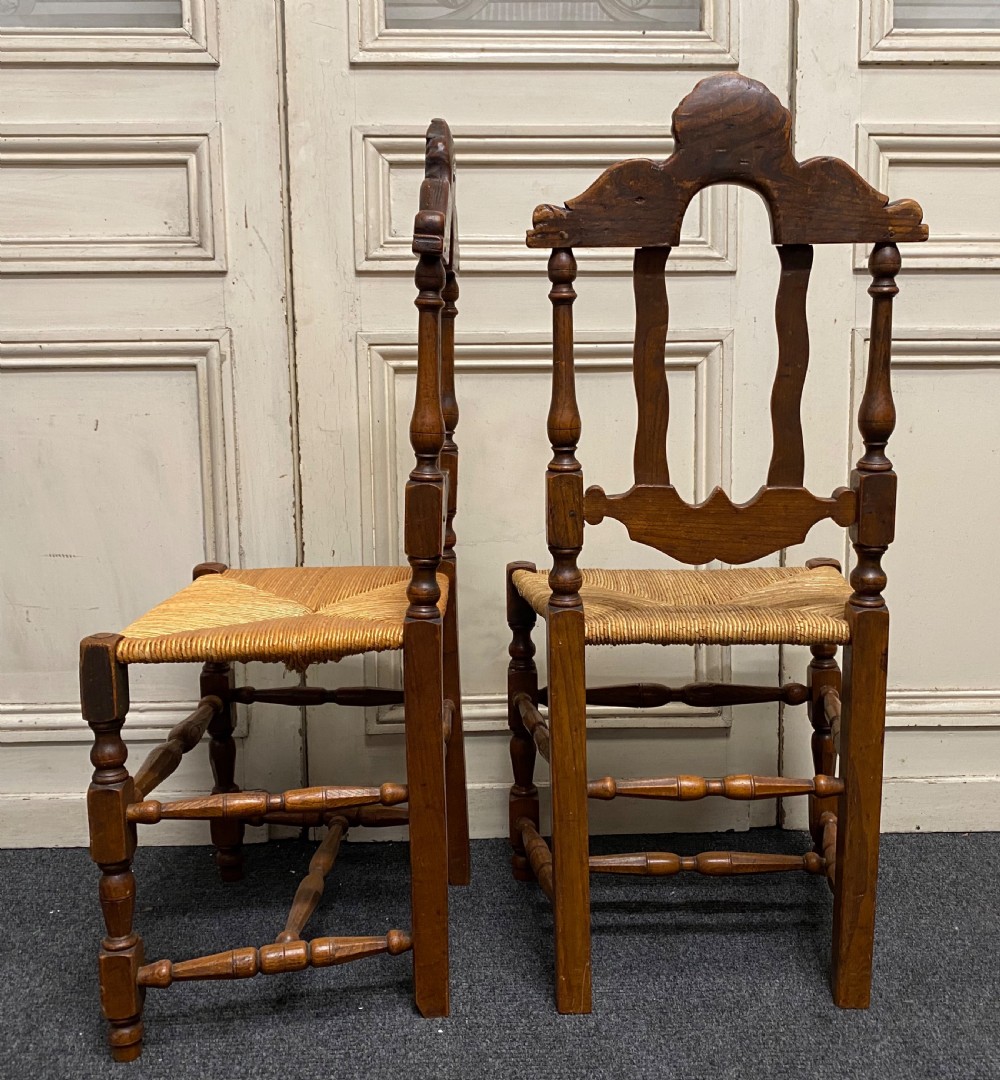 Set 8 French Farmhouse Dining Chairs View XIII
