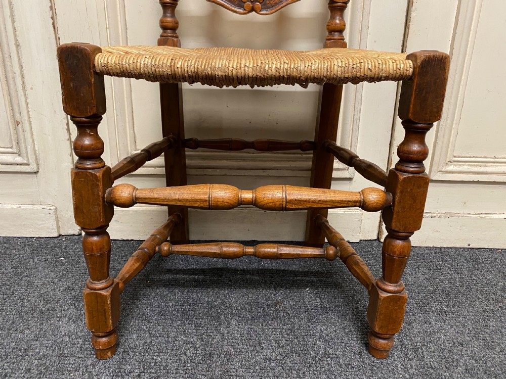 Set 8 French Farmhouse Dining Chairs View XV