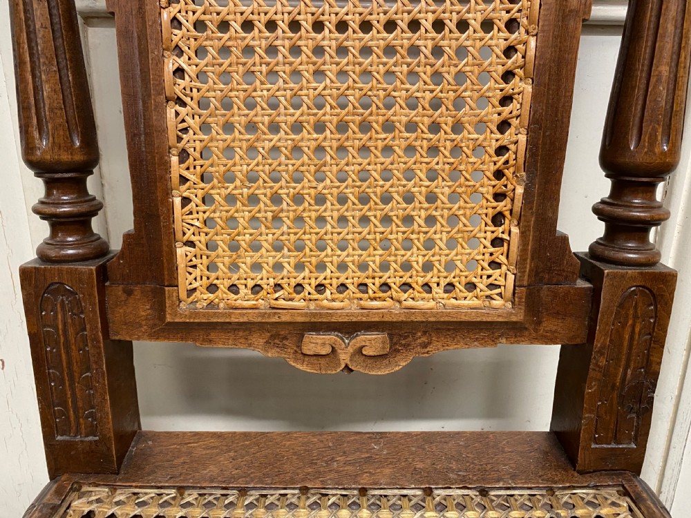 Set 6 French Oak Dining Chairs View XIV