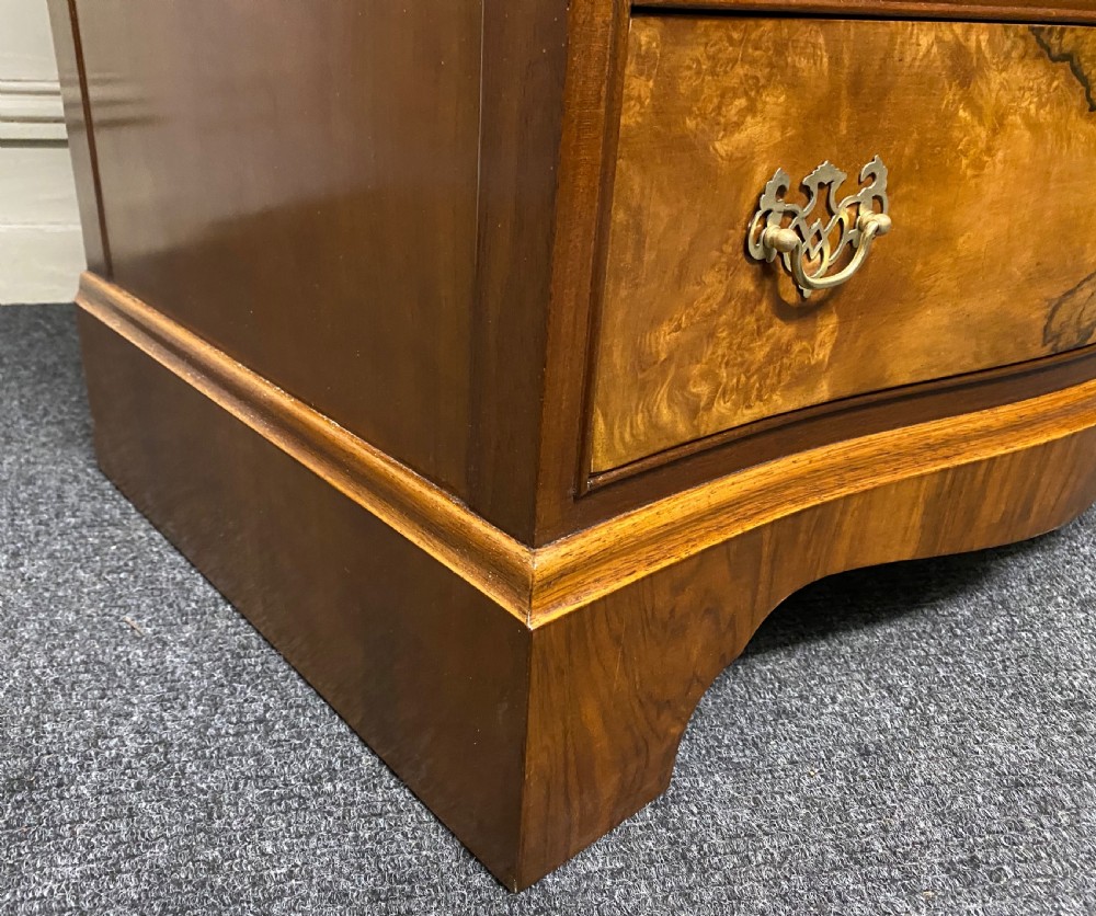 Burr Walnut 5 Drawer Chest View IX