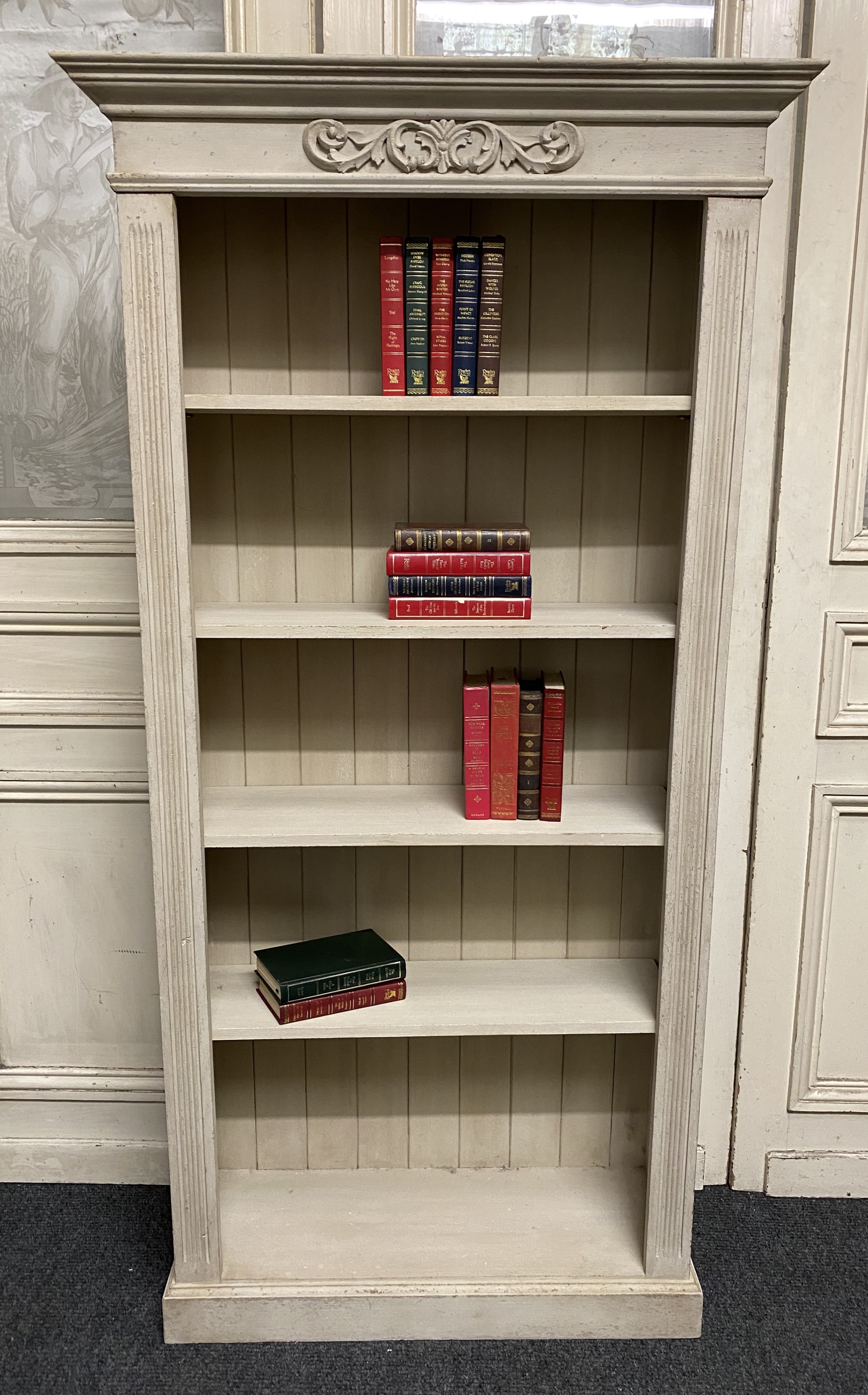 Painted Open Bookcase