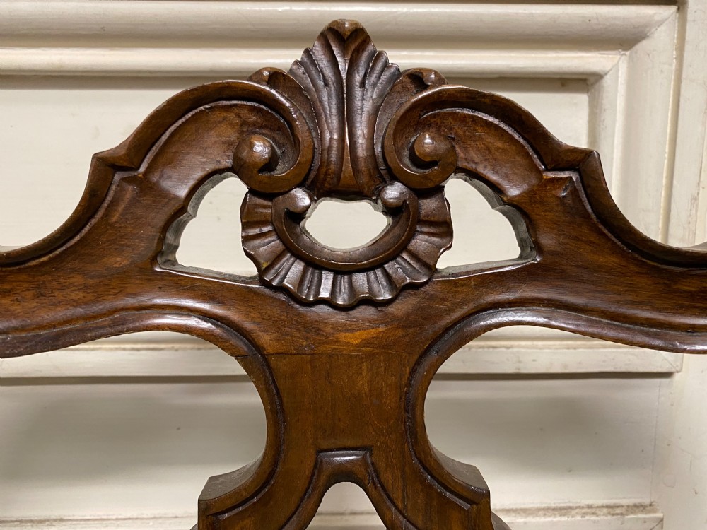 Set 4 French Walnut Dining Chairs View VIII