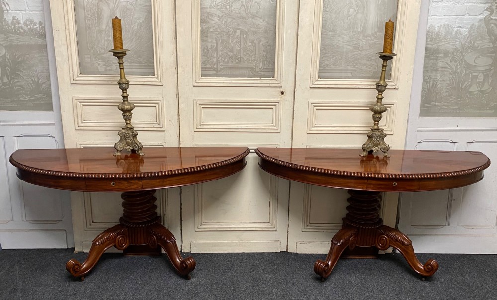 Pair William IV Console Tables