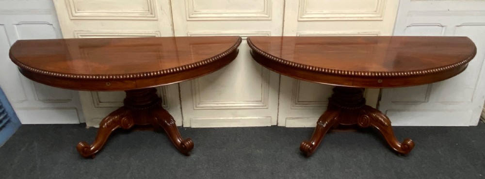 Pair William IV Console Tables View II