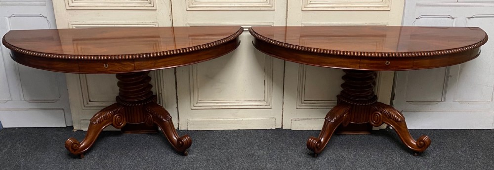 Pair William IV Console Tables View III