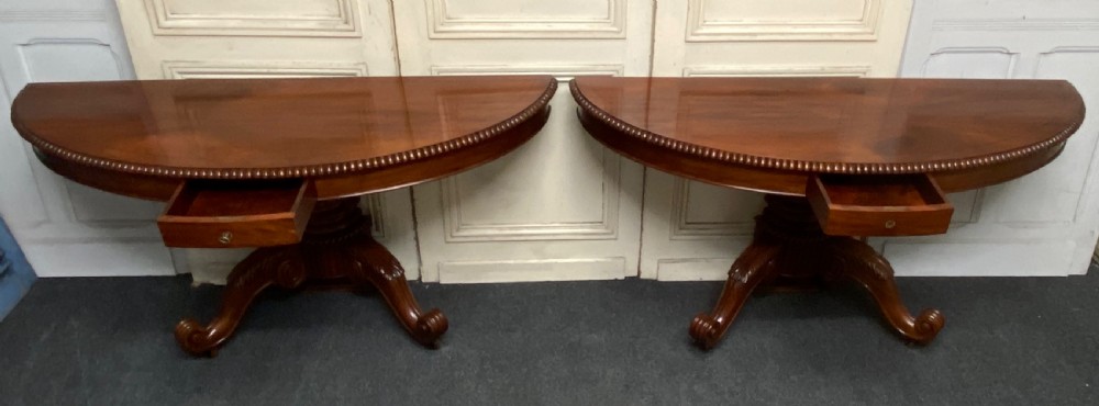 Pair William IV Console Tables View IX