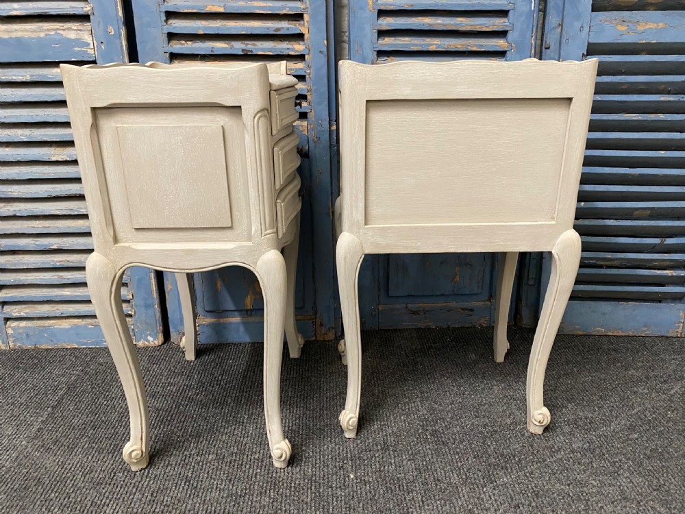 Pair French Bedside Drawers View VII