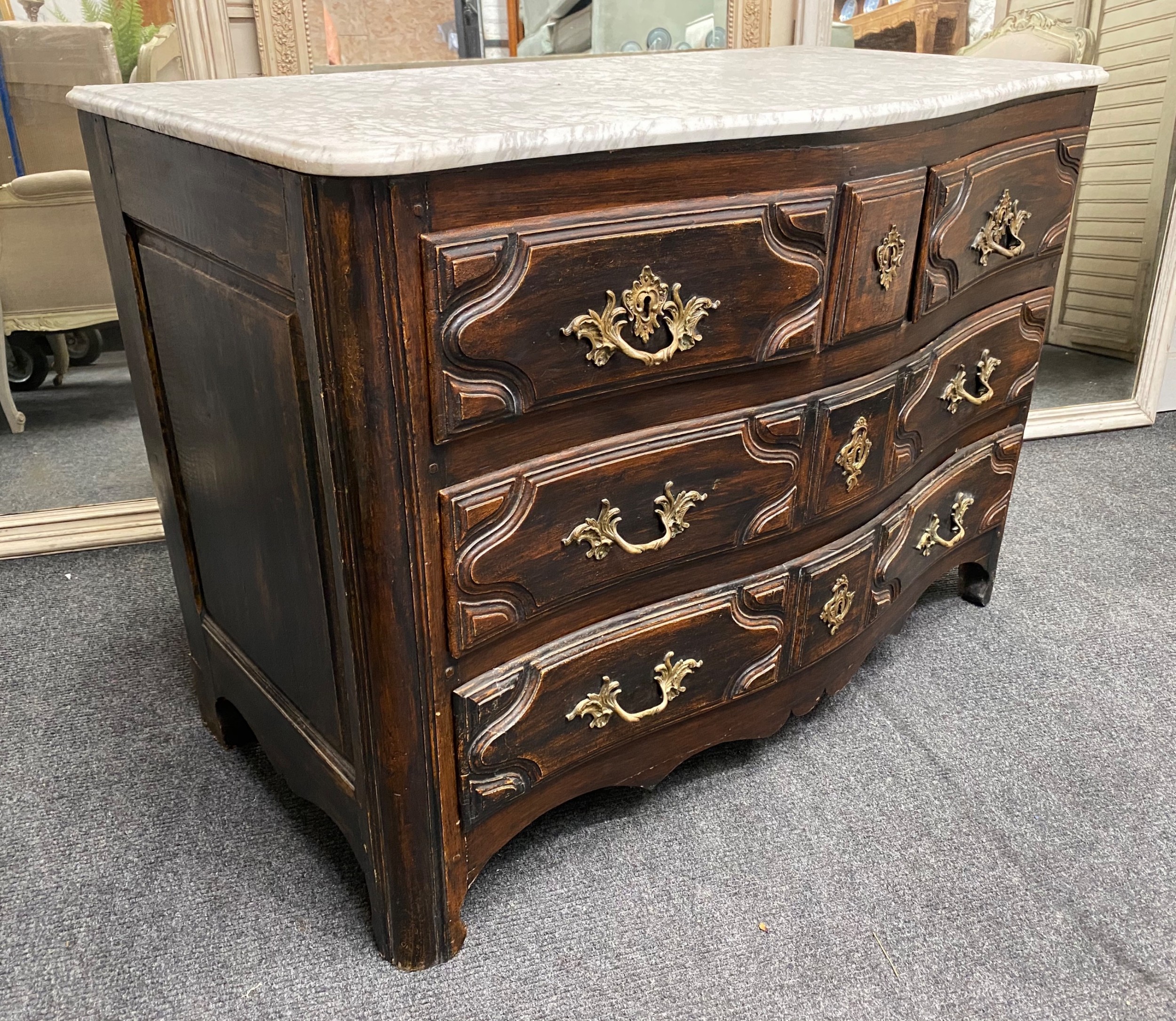 French 18th Century Walnut Commode