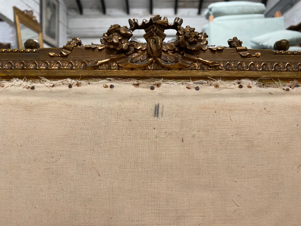 Pair French Gilt Wood Chairs View VIII