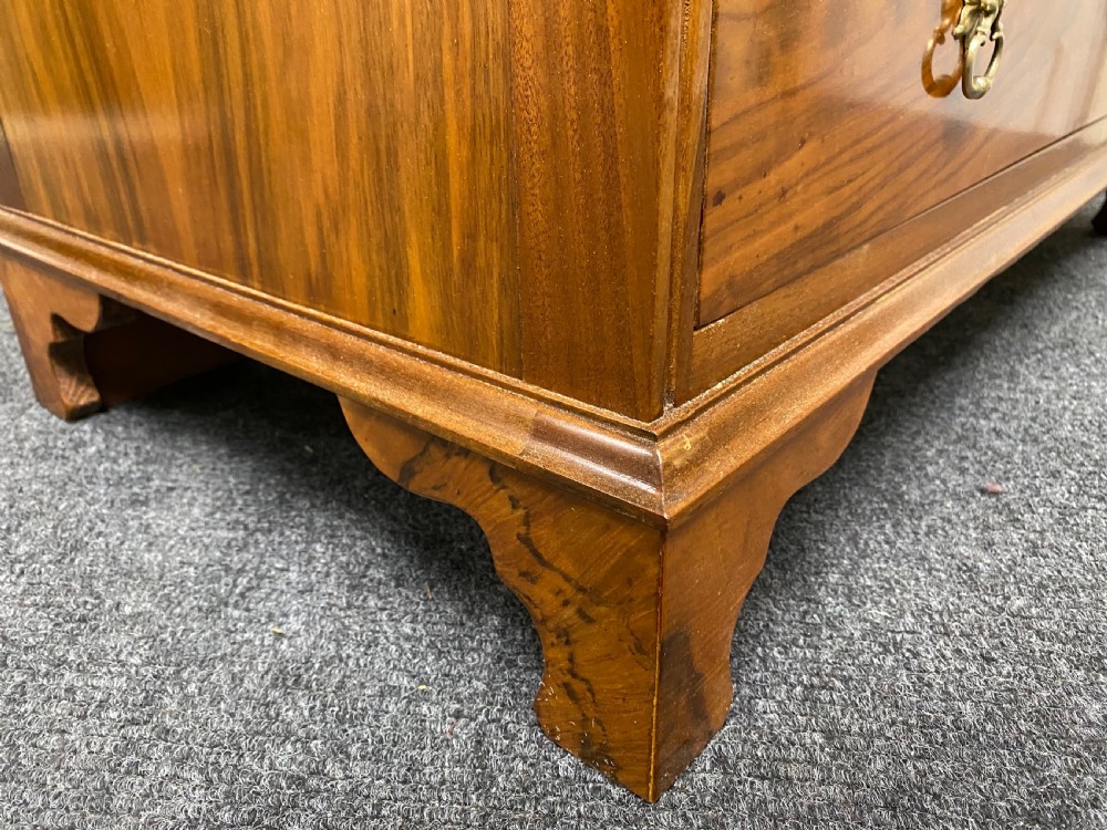 Burr Walnut Chest on Chest of Drawers View VIII