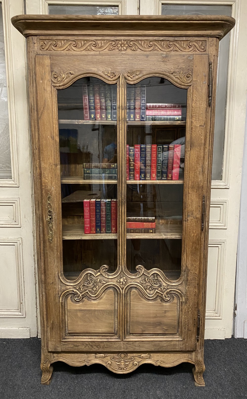 French Bleached Oak Bookcase