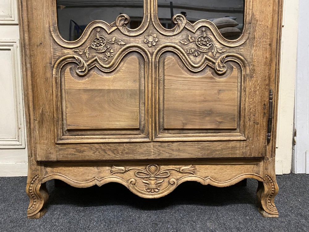 French Bleached Oak Bookcase View II