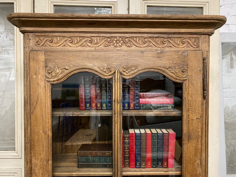 French Bleached Oak Bookcase View IV
