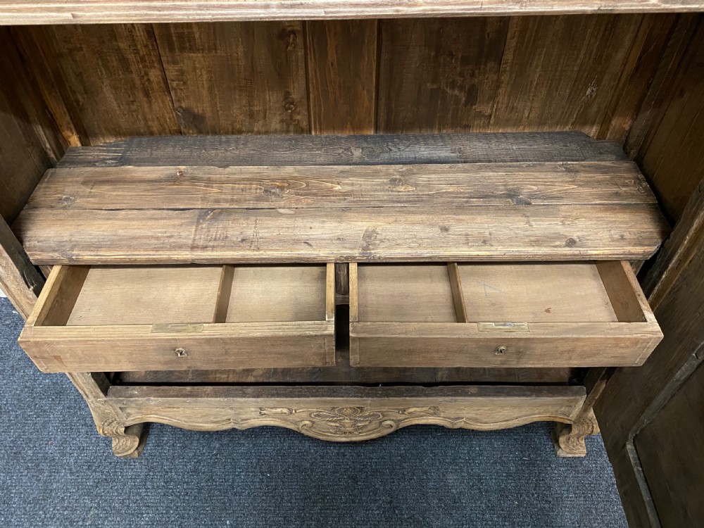 French Bleached Oak Bookcase View X