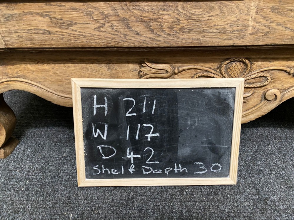 French Bleached Oak Bookcase View XXI