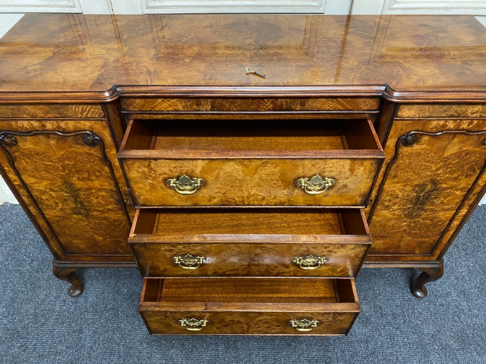 Small Burr Walnut Sideboard  View IV