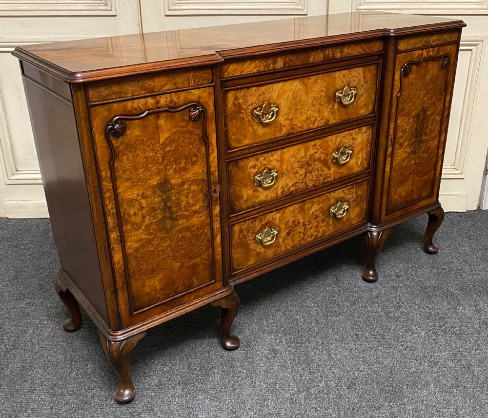 Small Burr Walnut Sideboard  View XI