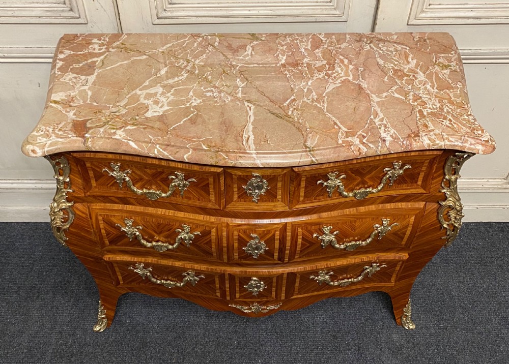 Very Fine French Bombe Commode Chest View III