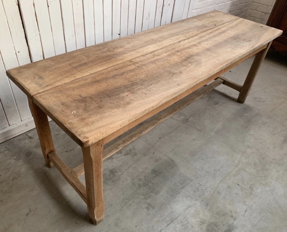 Early French Fruitwood Farmhouse Table