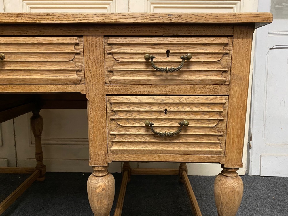 French Bleached Oak Desk View IV