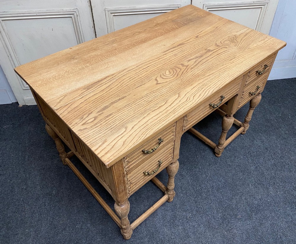 French Bleached Oak Desk View VIII