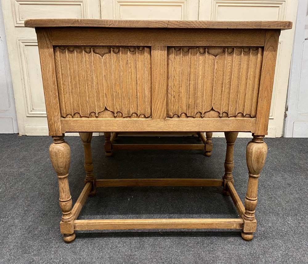 French Bleached Oak Desk View IX
