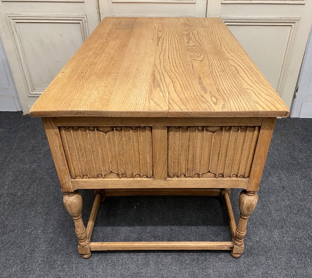 French Bleached Oak Desk View X