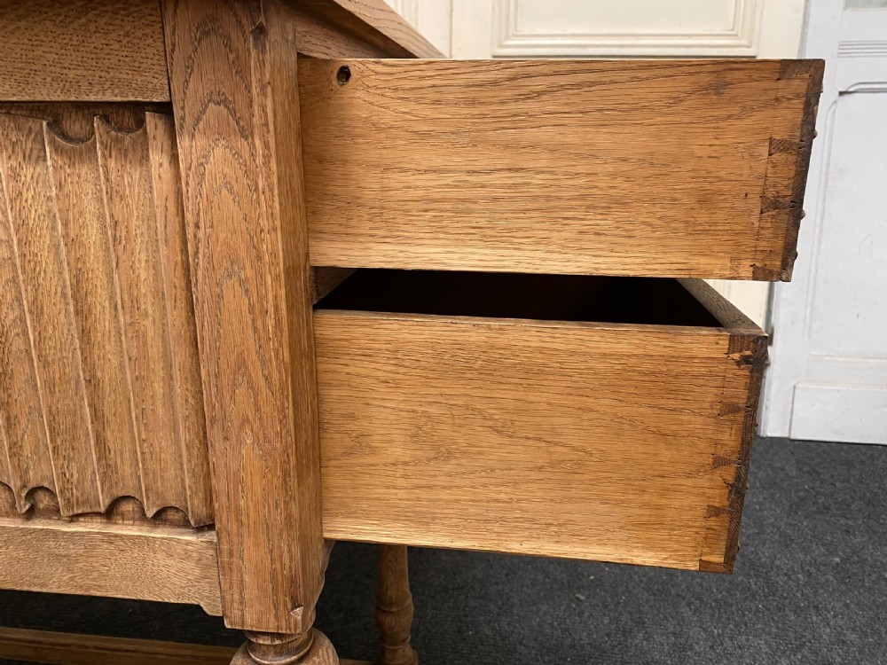 French Bleached Oak Desk View XI