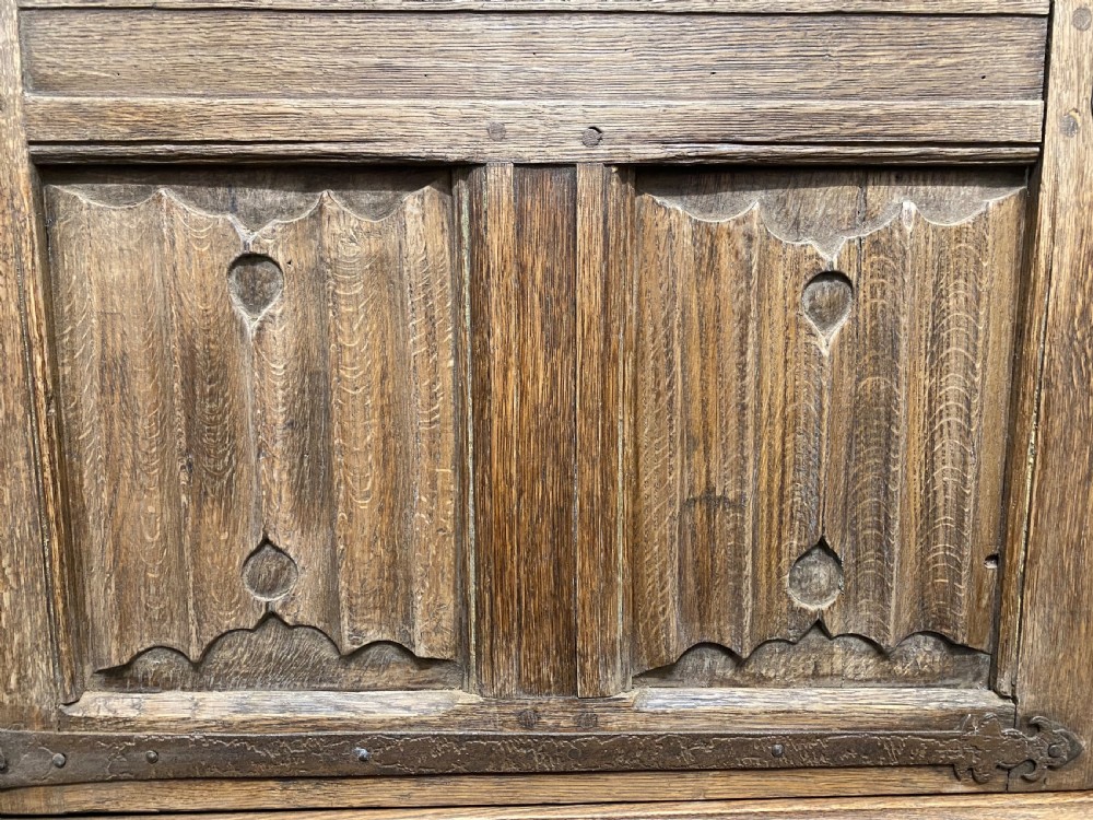 Pair French Bleached Oak Cabinets View XXI