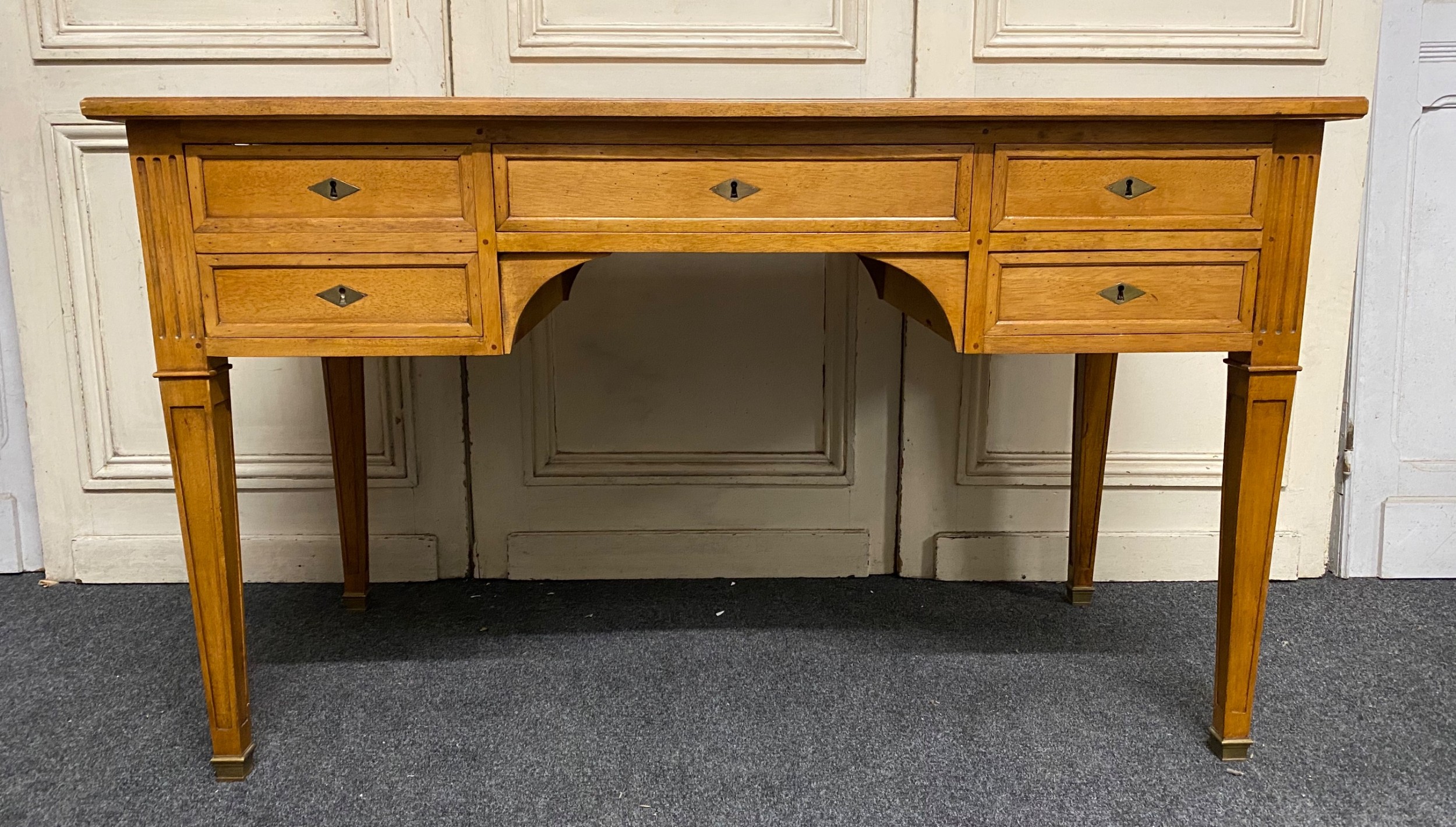 French Directoire Style Walnut Desk