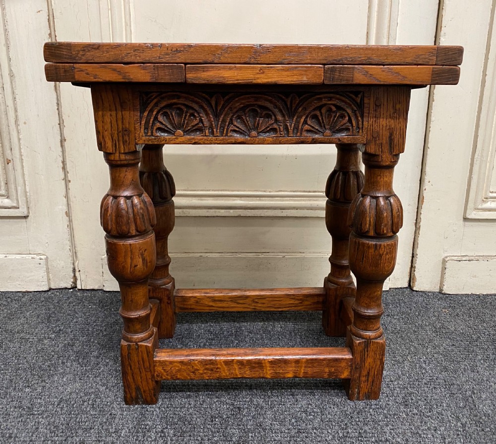 Quality Oak Coffee Table with Flaps View VI