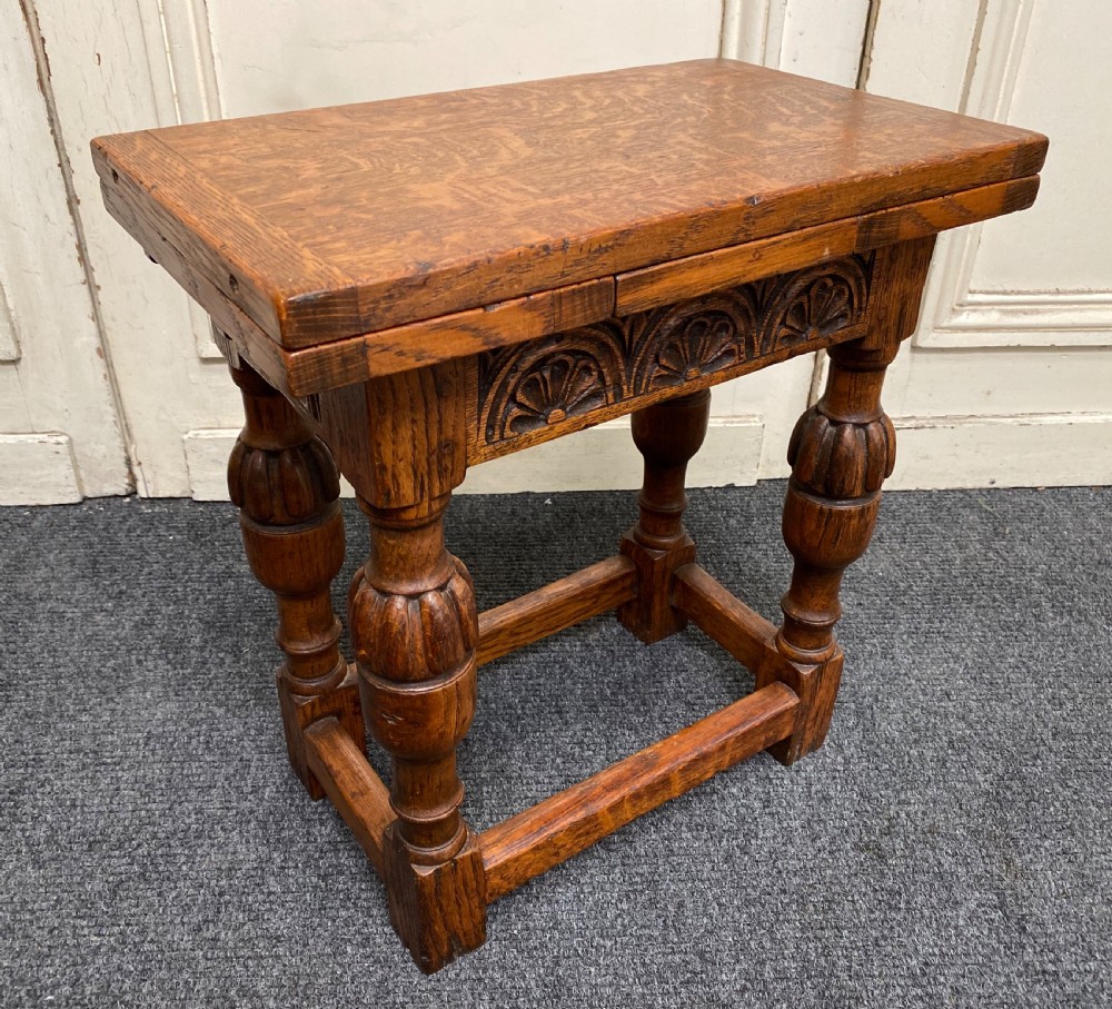 Quality Oak Coffee Table with Flaps View XI