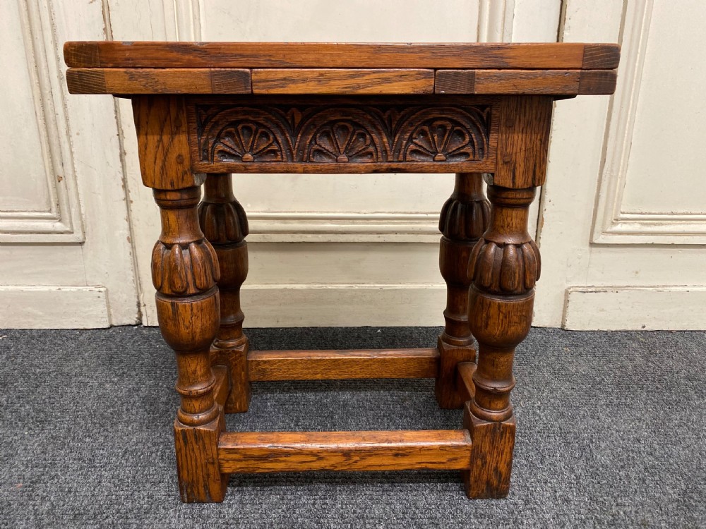 Quality Oak Coffee Table with Flaps View XV