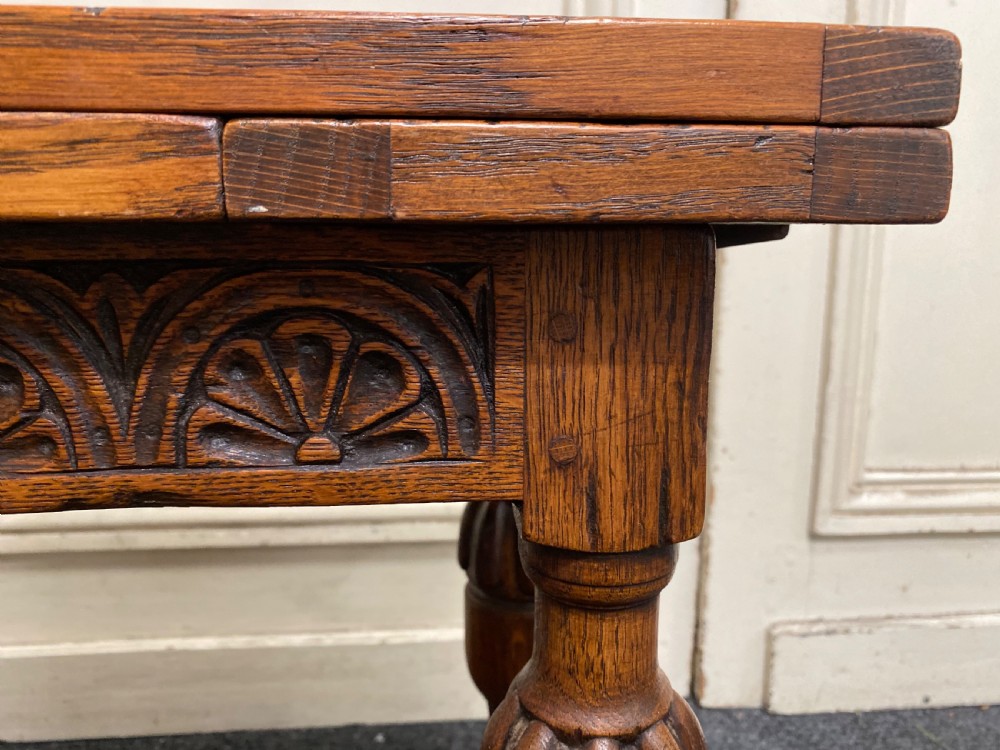 Quality Oak Coffee Table with Flaps View XVI