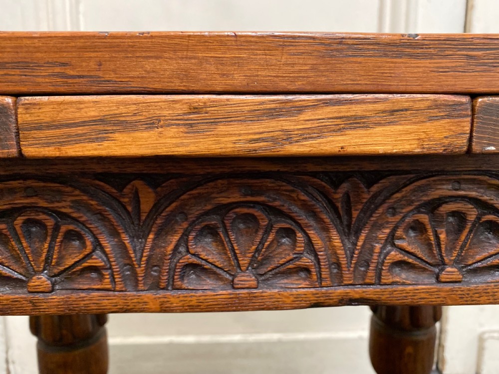 Quality Oak Coffee Table with Flaps View XVIII