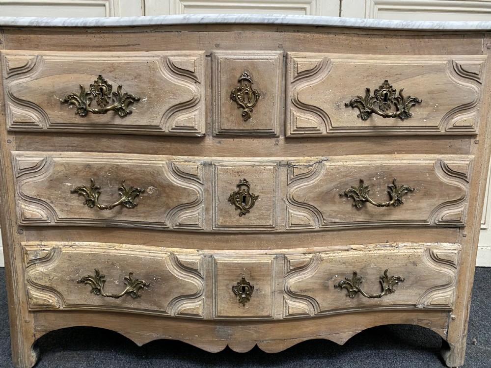 18th C French Walnut Commode Chest View XVIII